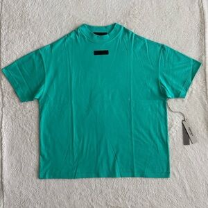 Men’s Fear of God Essentials T-Shirt, OVERSIZED Baggy Fit, Mint Leaf, NWT